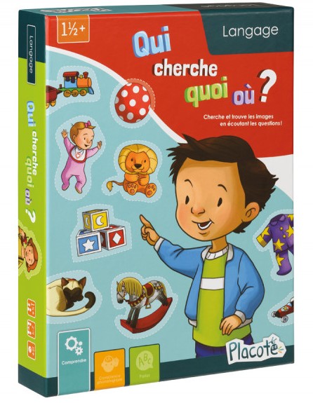 Placote - Qui cherche quoi où? : 1.5+ ans.